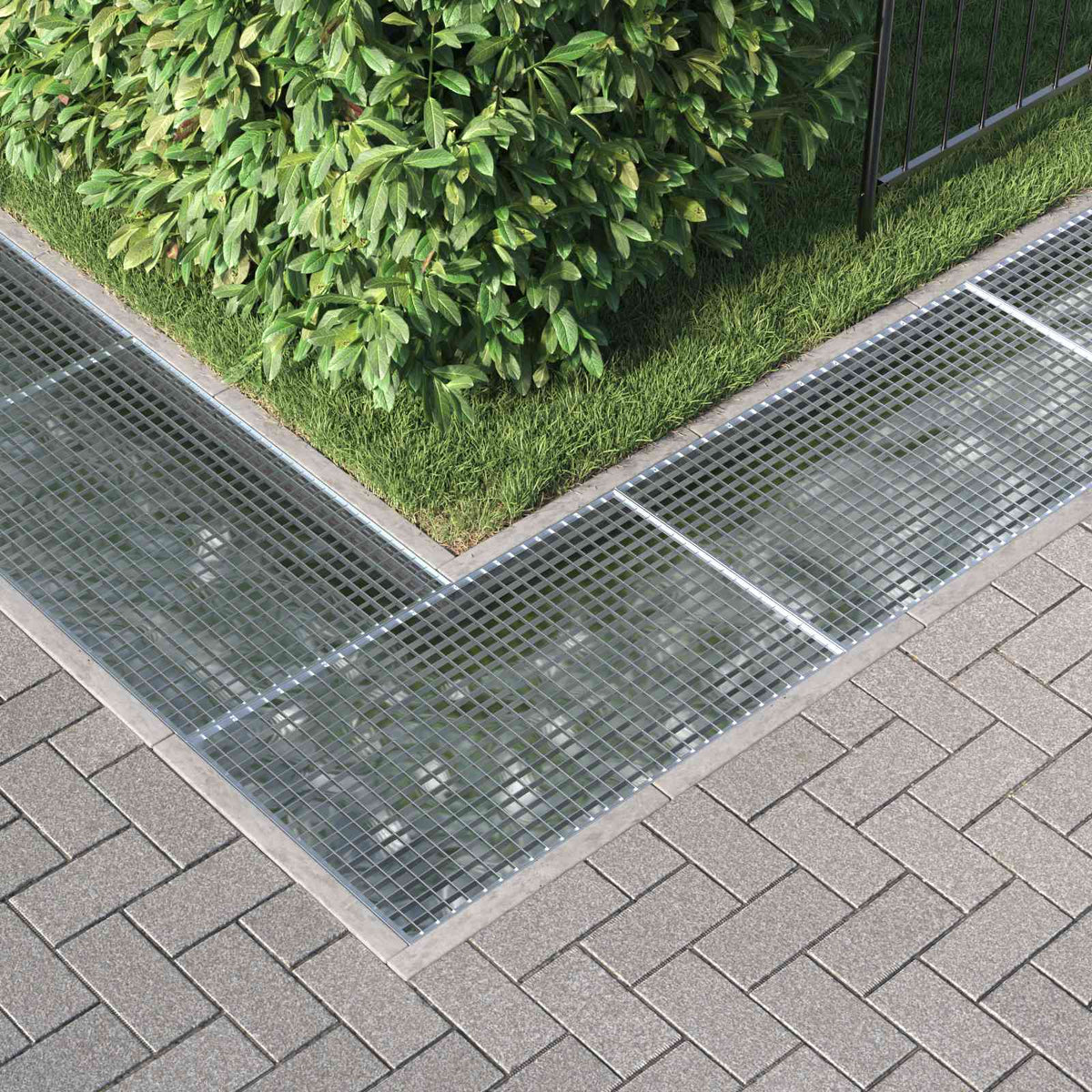 Vidaxxl Gitter Silber 100 x 60 x 2 cm feuerverzinkter Stahl