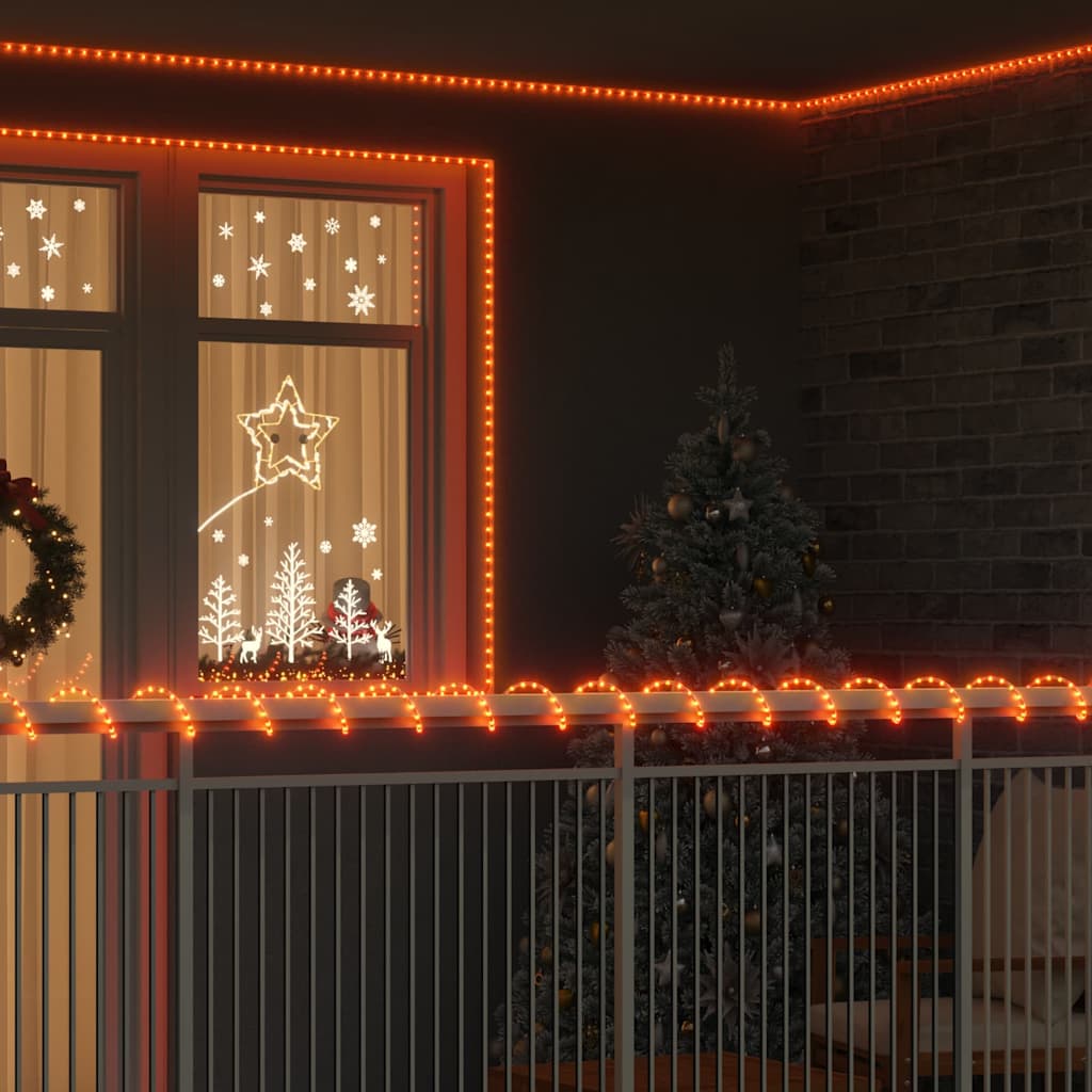 Vidaxxl Lichtschlauch mit 120 LED warmweiß 5 m PVC