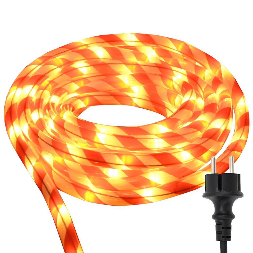 Vidaxxl Lichtschlauch mit 120 LED warmweiß 5 m PVC