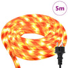 Vidaxxl Lichtschlauch mit 120 LED warmweiß 5 m PVC