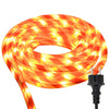 Vidaxxl Lichtschlauch mit 1200 LED warmweiß 50 m PVC