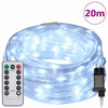 Vidaxxl Lichtschlauch mit 480 LED kaltweiß 20 m PVC