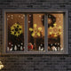 VidaXL Weihnachtsschneeflocke mit 252 LED warmweiß 44,5 x 38 cm PVC