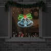 Vidaxx Weihnachtsglocke mit 144 LEDs mehrfarbig 57 x 47,5 cm PVC
