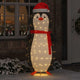 VidaXL Schneepinguinfigur mit 600 LED warmweiß 78 x 178 cm Stoff