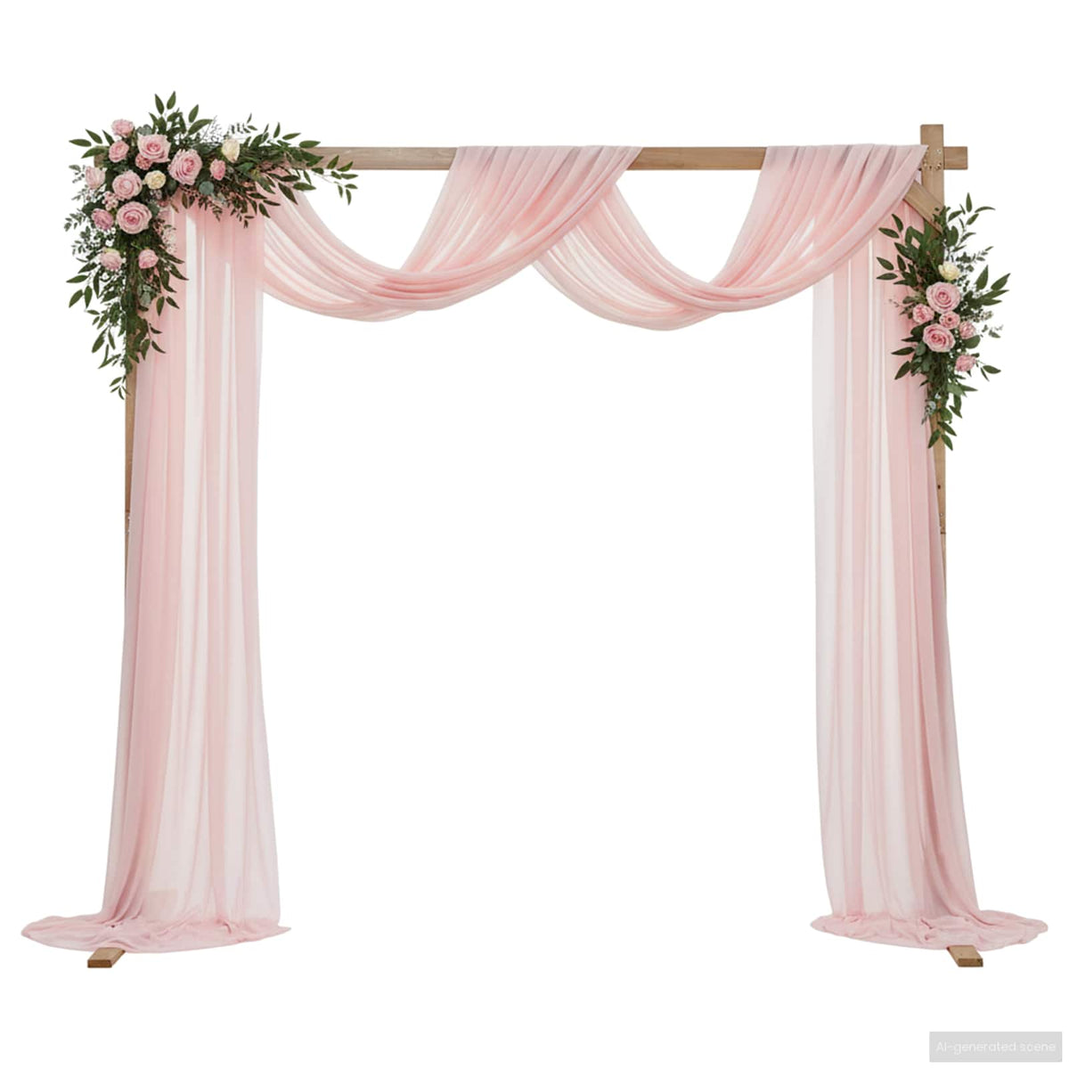 Vidaxx Hochzeitskante hellbraun 225 x 95 x 226 cm massives Kiefernholz