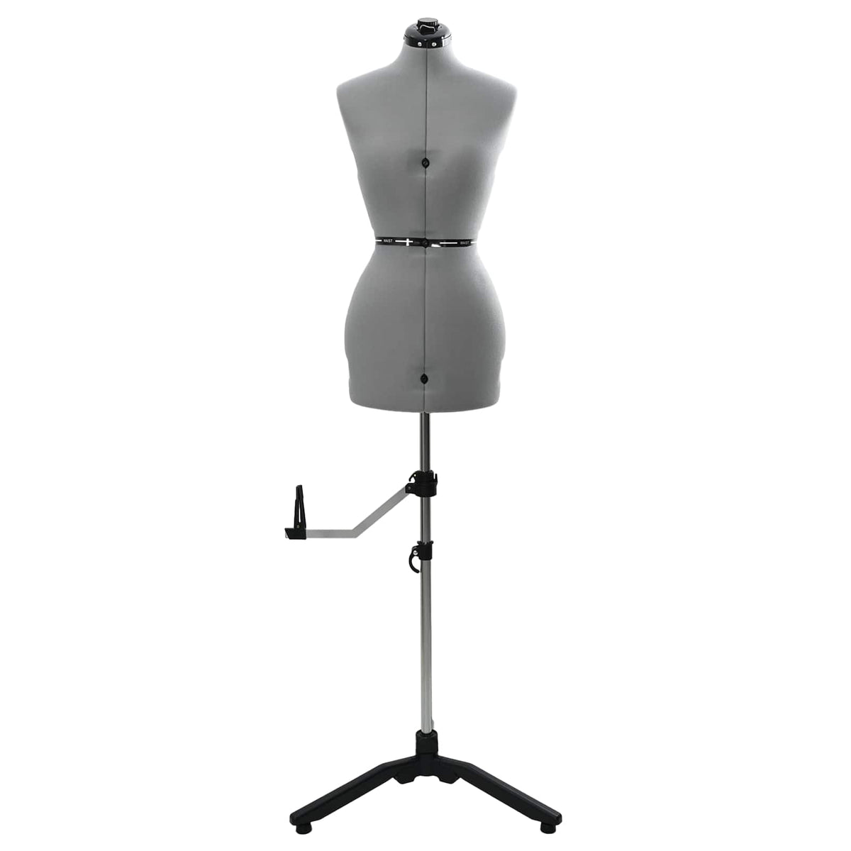 VidaXL verstellbares Damenkleid aus grauem Samt