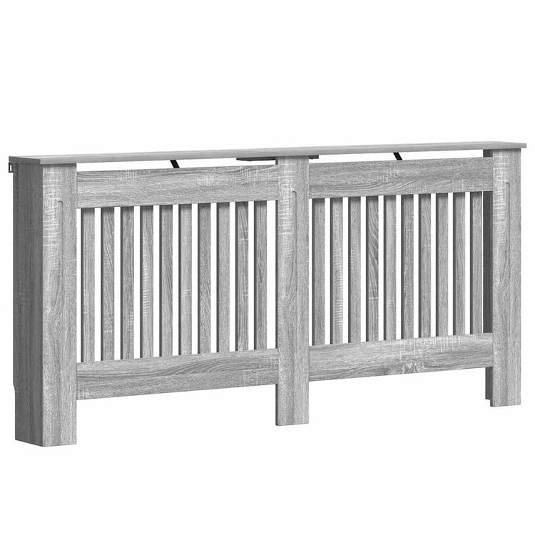 Vidaxl Heizkörperabdeckung Grau Sonoma 172 x 19 x 81,5 cm Holzwerkstoff
