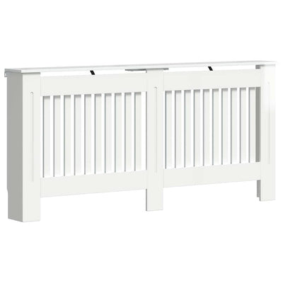 Vidaxxl Heizkörperabdeckung Hochglanz Weiß 172 x 19 x 81,5 cm Holzwerkstoff