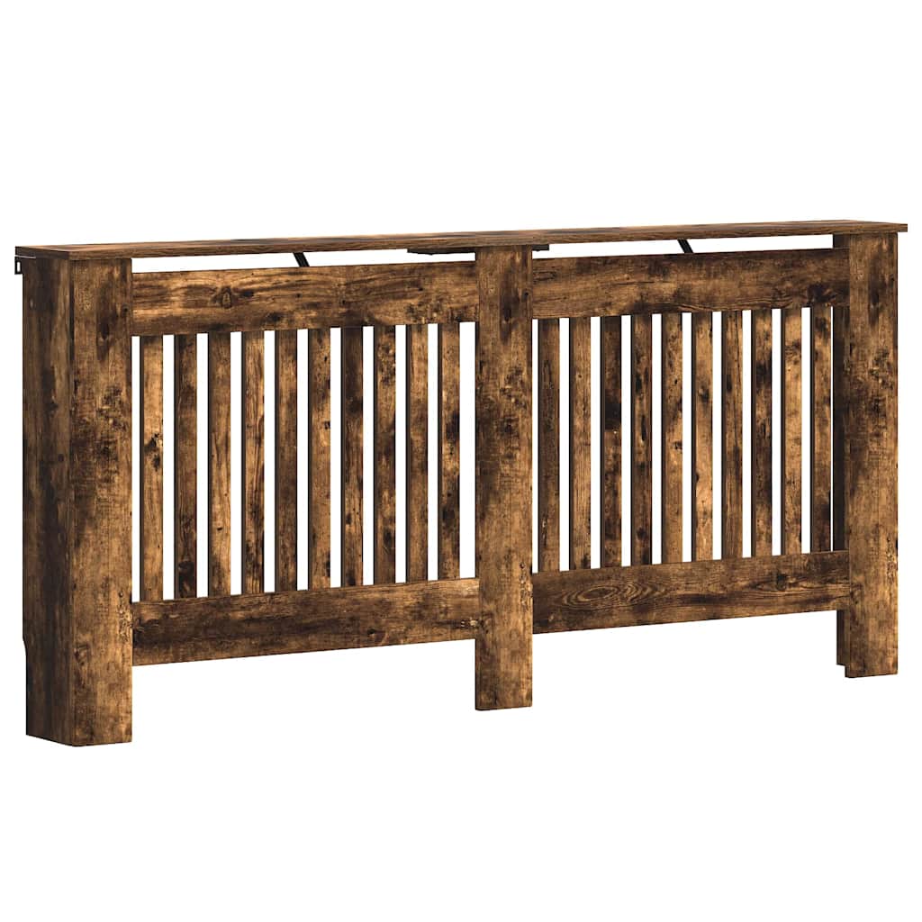 Vidaxx Heizkörperabdeckung Räuchereiche 172 x 19 x 81,5 cm Holzwerkstoff
