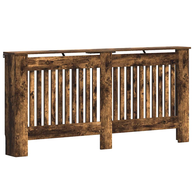 Vidaxx Heizkörperabdeckung Räuchereiche 172 x 19 x 81,5 cm Holzwerkstoff