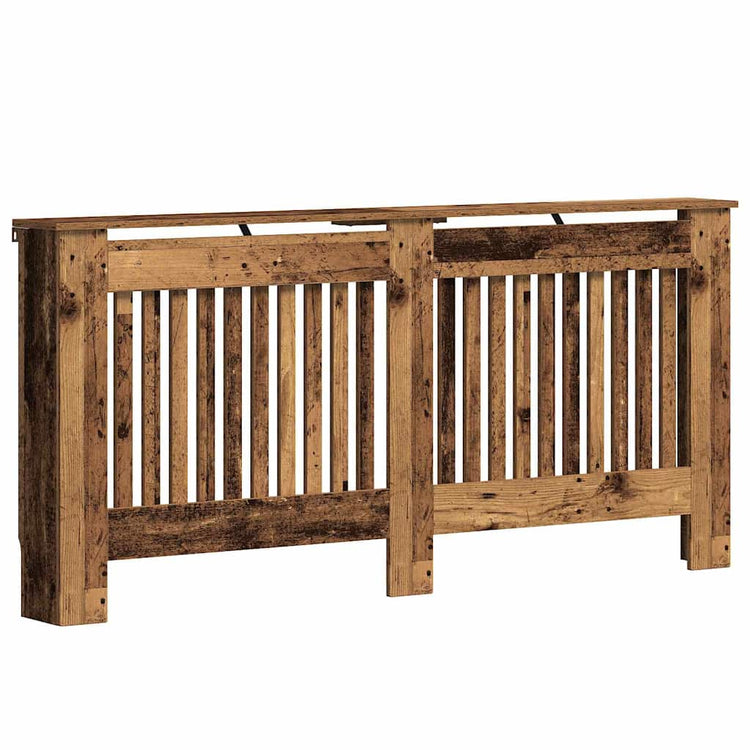 Vidaxx Heizkörperabdeckung Altholz 172 x 19 x 81,5 cm verarbeitetes Holz