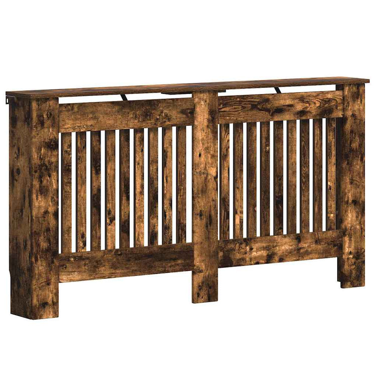 Vidaxx Heizkörperabdeckung Räuchereiche 152 x 19 x 81,5 cm Holzwerkstoff