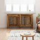 Vidaxx Heizkörperabdeckung Altholz 152 x 19 x 81,5 cm verarbeitetes Holz