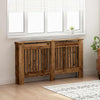 Vidaxx Heizkörperabdeckung Altholz 152 x 19 x 81,5 cm verarbeitetes Holz