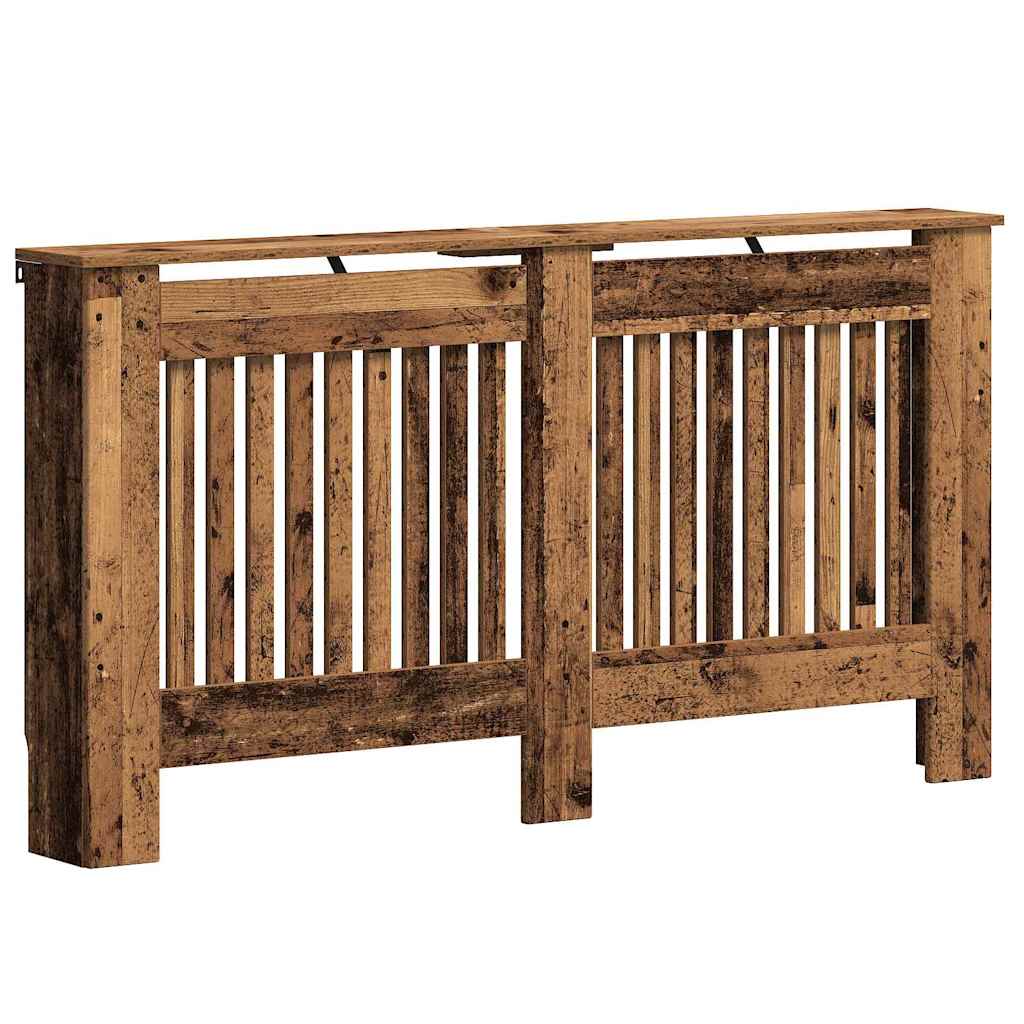 Vidaxx Heizkörperabdeckung Altholz 152 x 19 x 81,5 cm verarbeitetes Holz