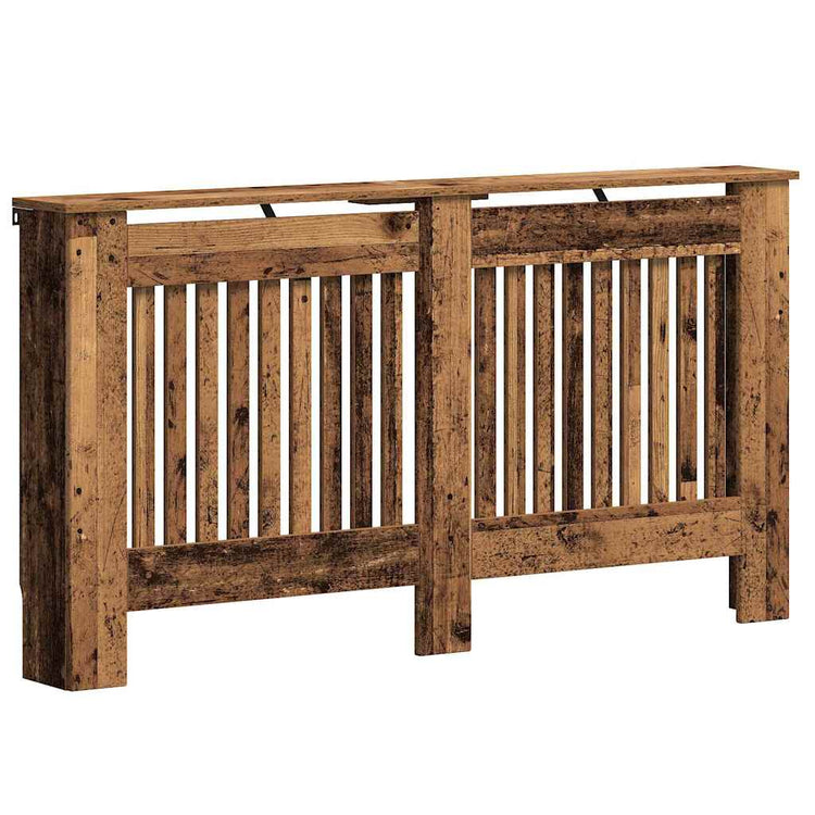 Vidaxx Heizkörperabdeckung Altholz 152 x 19 x 81,5 cm verarbeitetes Holz