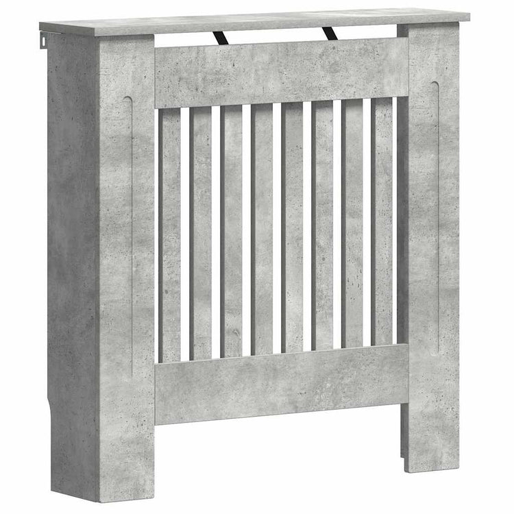 Vidaxx Heizkörperabdeckung Betongrau 78 x 19 x 81,5 cm Holzwerkstoff