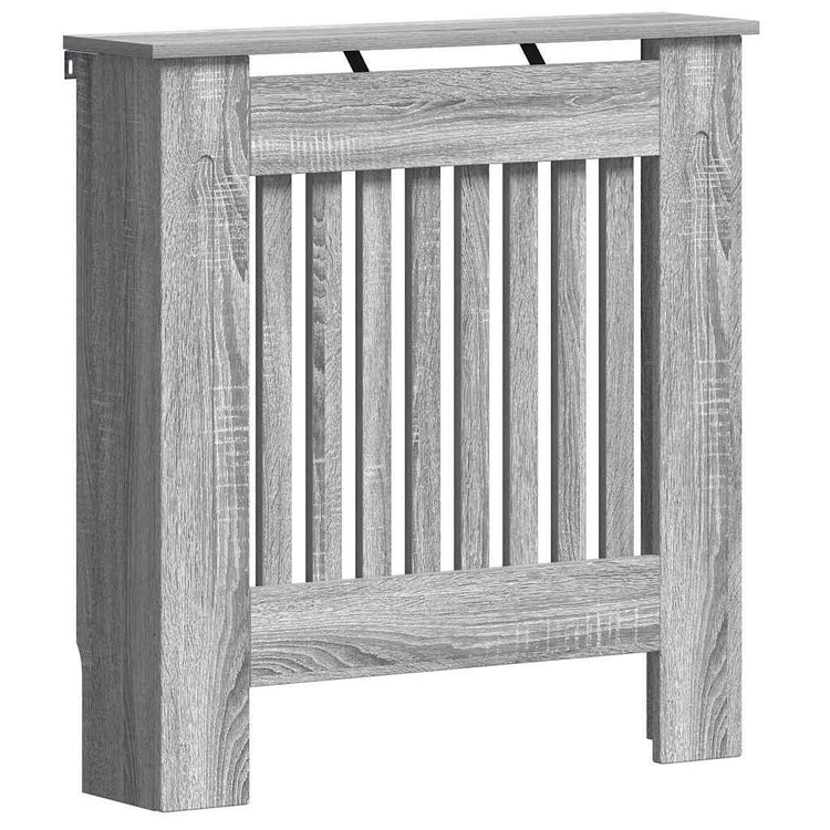 Vidaxl Heizkörperabdeckung Grau Sonoma 78 x 19 x 81,5 cm Holzwerkstoff