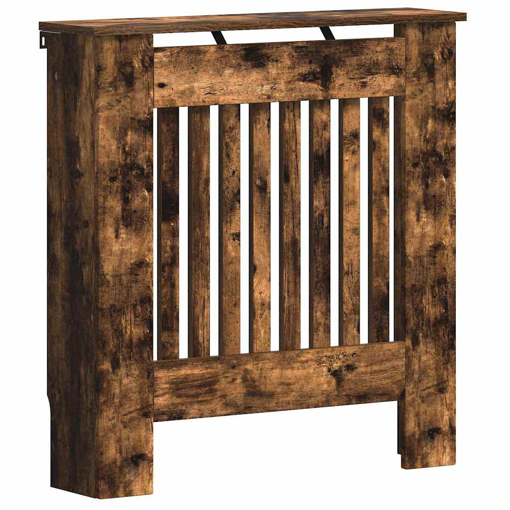 Vidaxxl Heizkörperabdeckung Räuchereiche 78 x 19 x 81,5 cm Holzwerkstoff
