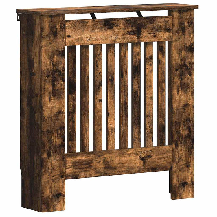 Vidaxxl Heizkörperabdeckung Räuchereiche 78 x 19 x 81,5 cm Holzwerkstoff