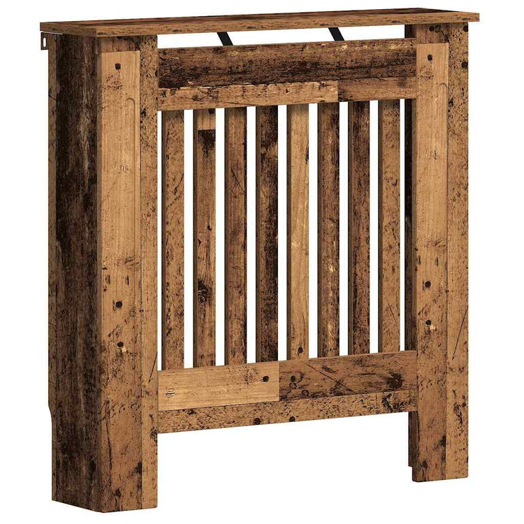 Vidaxx Heizkörperabdeckung Altholz 78 x 19 x 81,5 cm verarbeitetes Holz