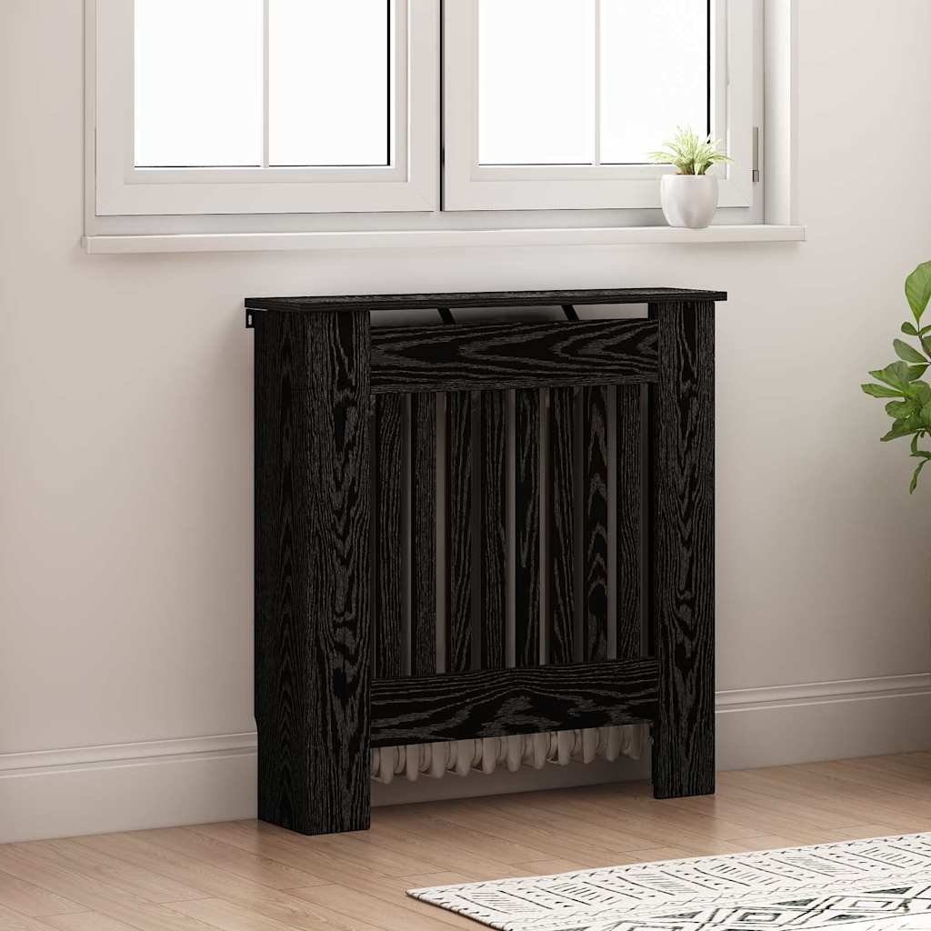 Vidaxx Heizkörperabdeckung Schwarzeiche 78 x 19 x 81,5 cm Holzwerkstoff