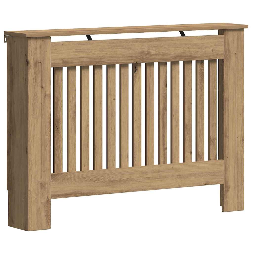 Vidaxxl Heizkörperabdeckung Artisan Oak 112 x 19 x 81,5 cm Holzwerkstoff