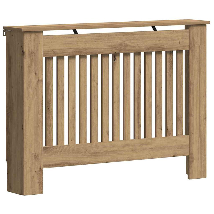 Vidaxxl Heizkörperabdeckung Artisan Oak 112 x 19 x 81,5 cm Holzwerkstoff