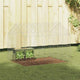 Vidaxl Kaninchenkäfig Silber 400 x 78 x 78 cm verzinkter Stahl