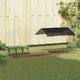 Vidaxl Kaninchenkäfig Silber 400 x 78 x 78 cm verzinkter Stahl