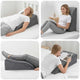 Vidaxx Beinkissen grau 68 x 40 x 18 cm