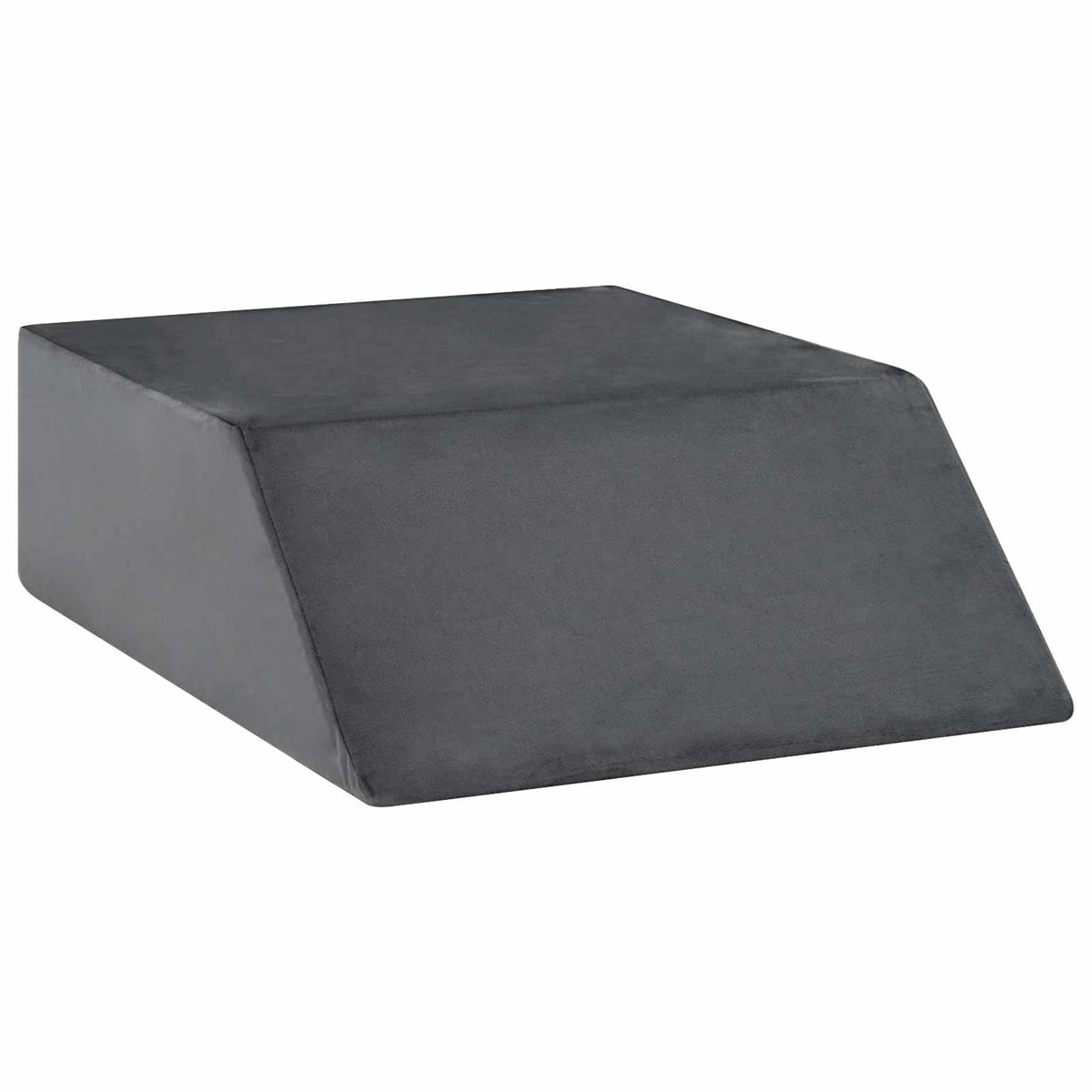 VidaXL Beinkissen einfarbig grau 63 x 52 x 19 cm