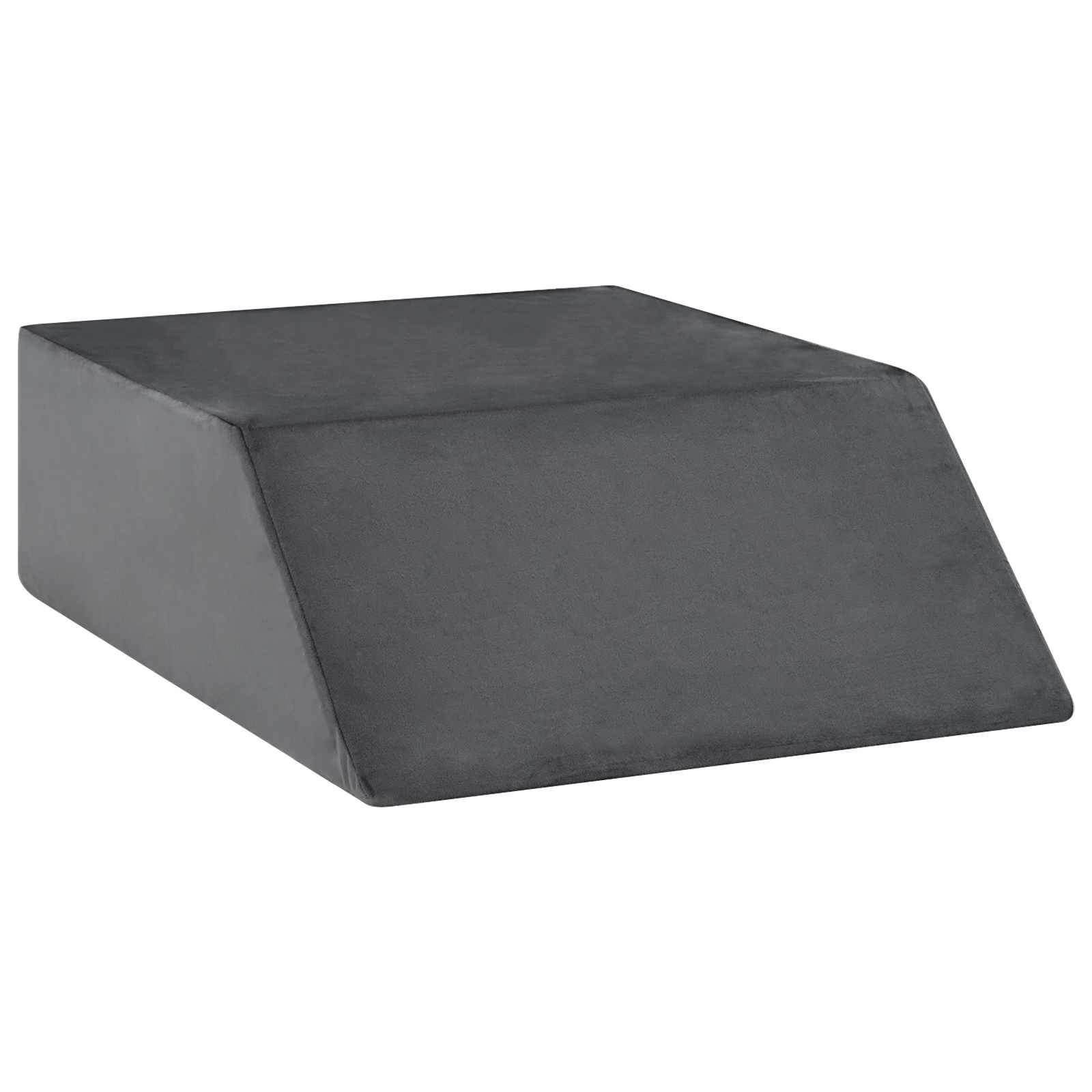 VidaXL Beinkissen einfarbig grau 63 x 52 x 19 cm