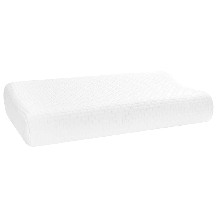 Vidaxxl Schlafkissen Uni weiß 60 x 37 x 12,5 cm