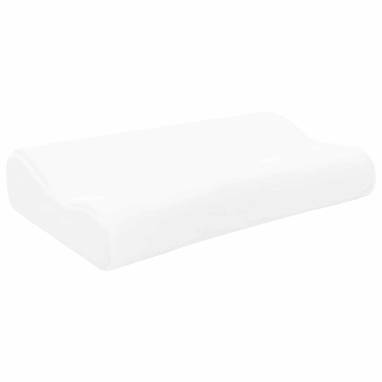 Vidaxxl Schlafkissen Uni weiß 50 x 30 x 10,5 cm