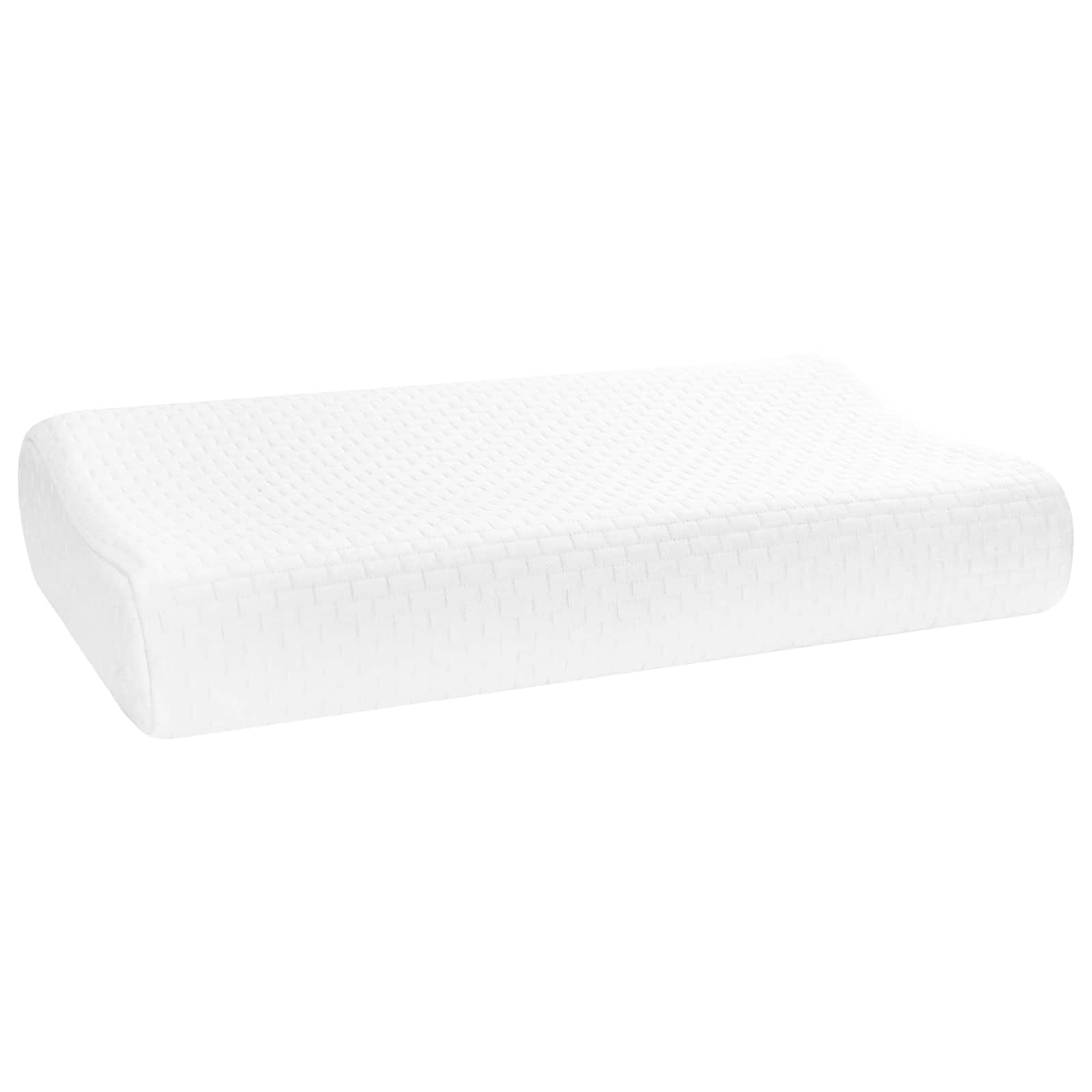Vidaxxl Schlafkissen Uni weiß 80 x 40 x 12,5 cm