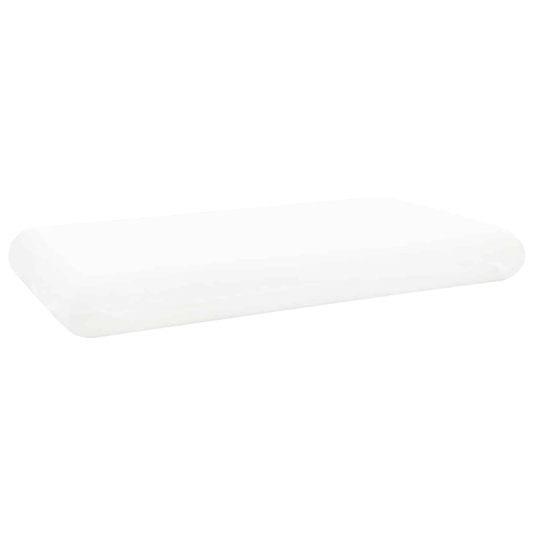 Vidaxxl Schlafkissen Uni weiß 70 x 36 x 13 cm