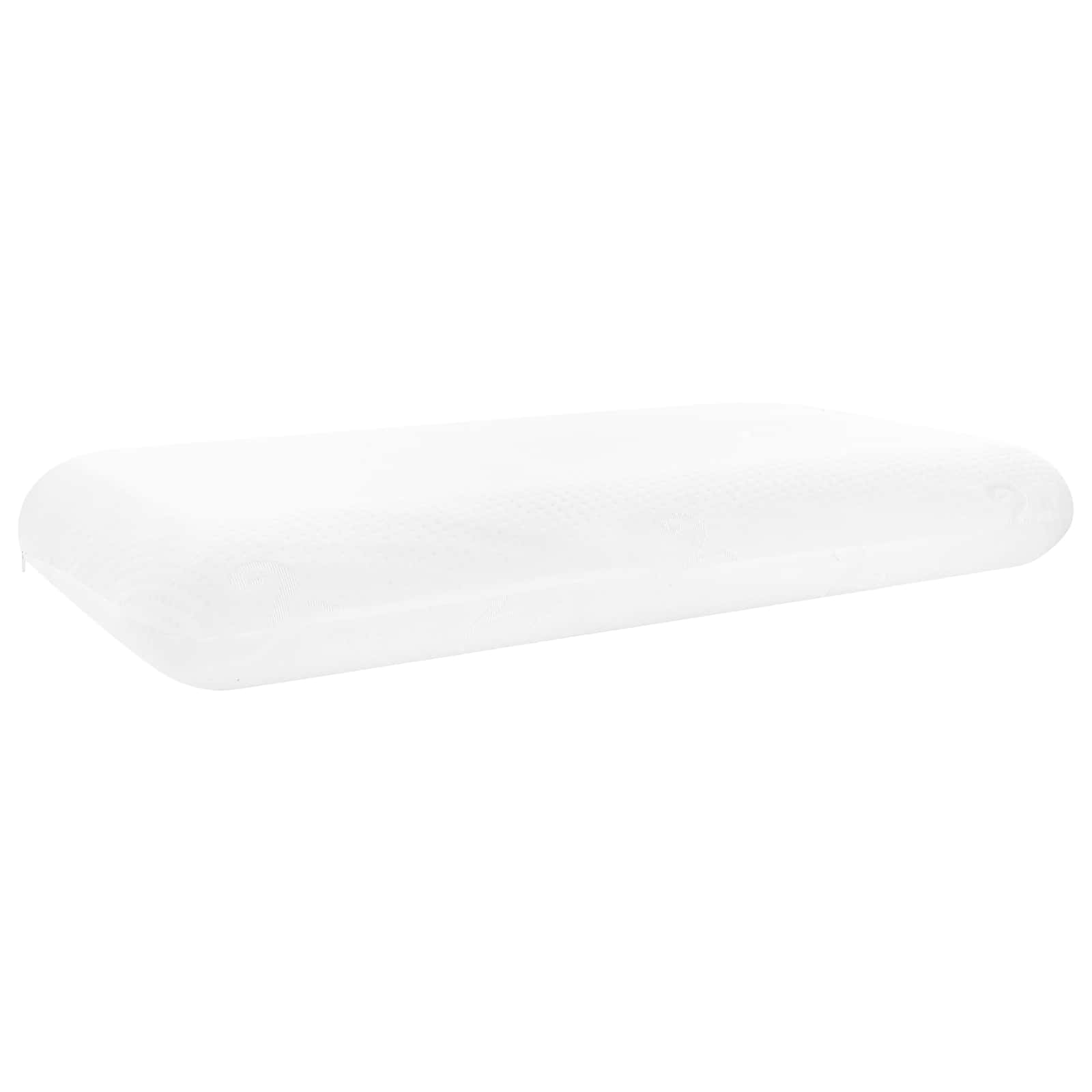 Vidaxxl Schlafkissen Uni weiß 74 x 39 x 13 cm