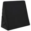 VidaXL Keilkissen sonst schwarz 55 x 55 x 26 cm