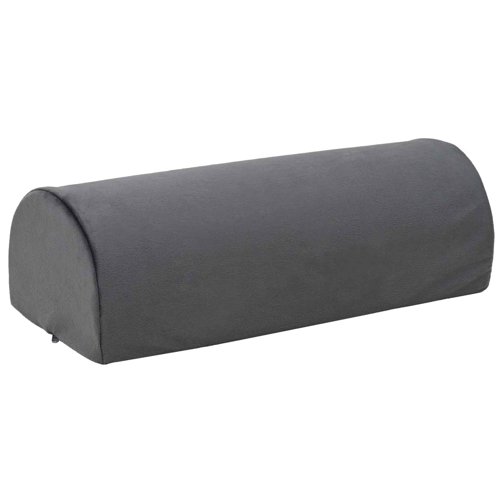 Vidaxxl Fußstützenkissen einfarbig grau 42 x 18 x 13 cm