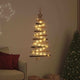 Vidaxx Weihnachtsbaum mit 30 LED natur 90 cm massives Eschenholz