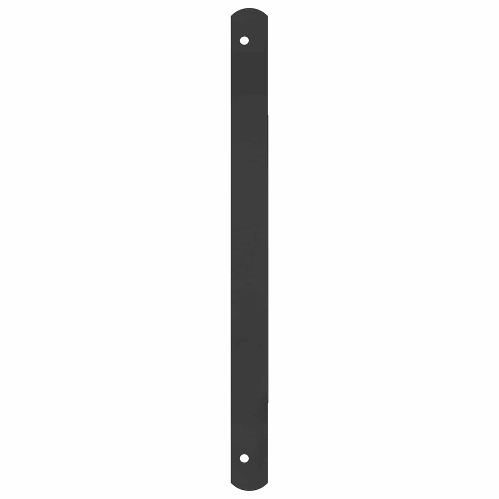 Vidaxx Fenstergitter schwarz 116 x 45 cm pulverbeschichteter Stahl