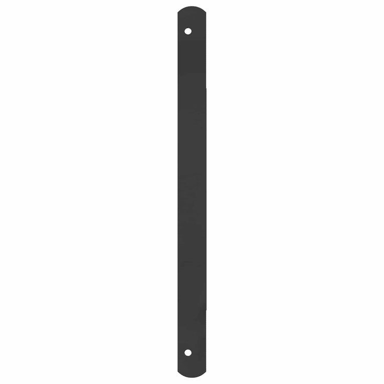 Vidaxx Fenstergitter schwarz 116 x 45 cm pulverbeschichteter Stahl