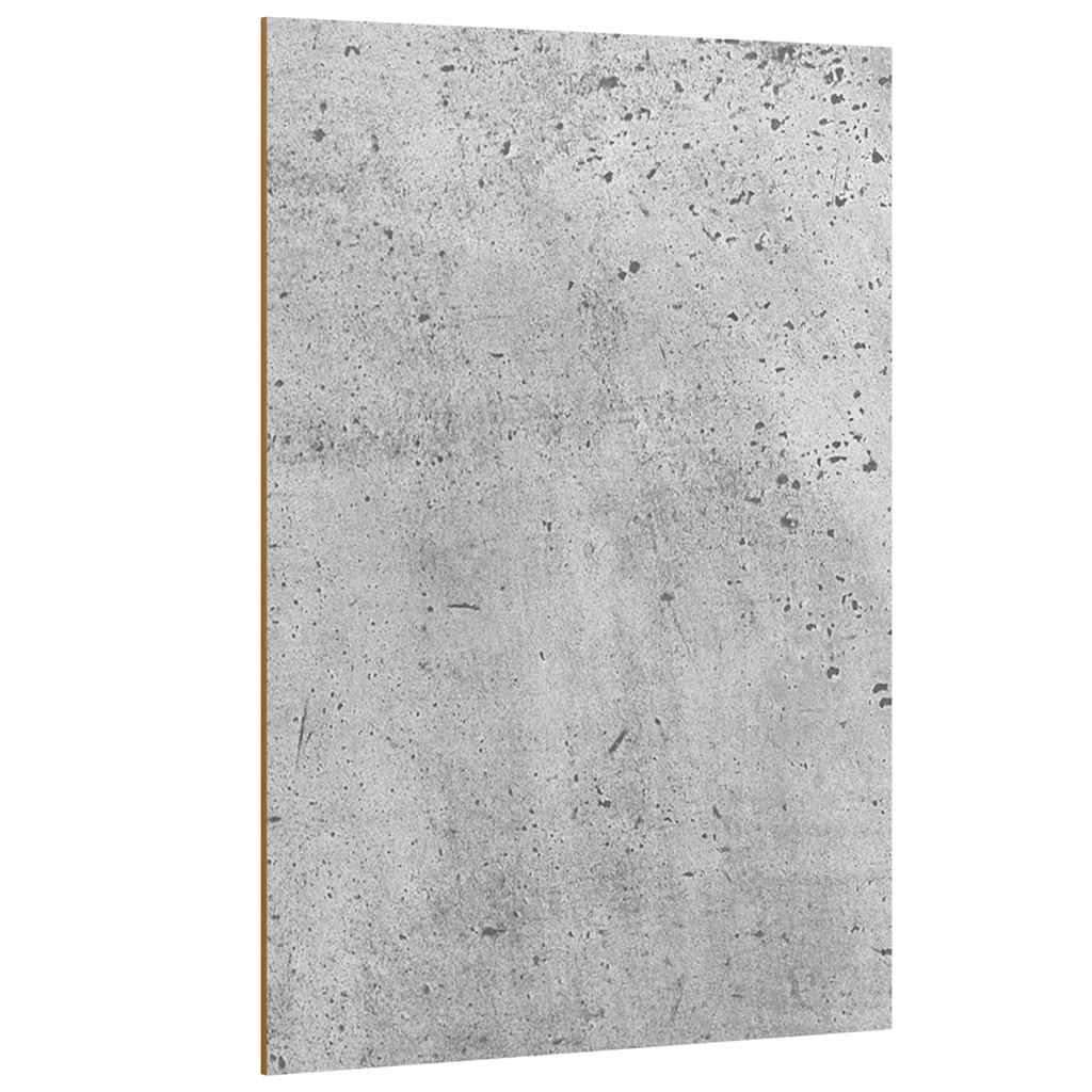 Vidaxx Dekorplatten 50 Stück Betongrau 15 x 21 x 0,27 cm Holzwerkstoff