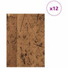 Vidaxx Dekorplatten 12 Stück Altholz 15 x 21 x 0,27 cm Holzwerkstoff
