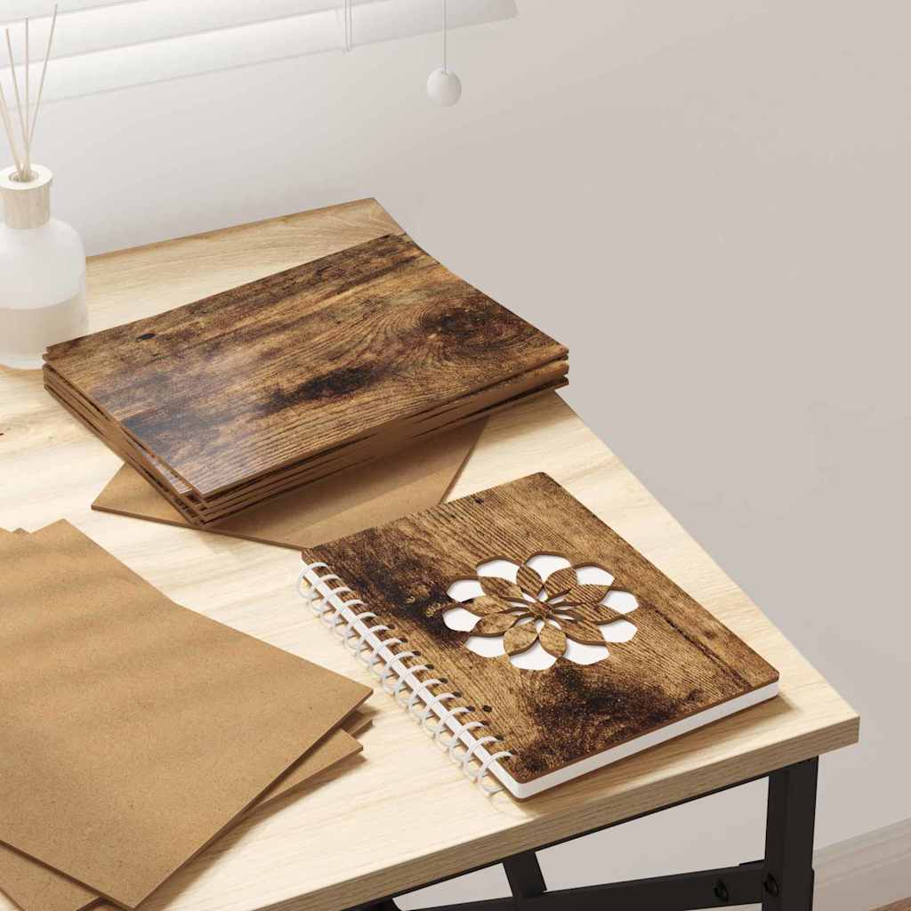 Vidaxx Dekorplatten 50 Stück Räuchereiche 21 x 30 x 0,27 cm