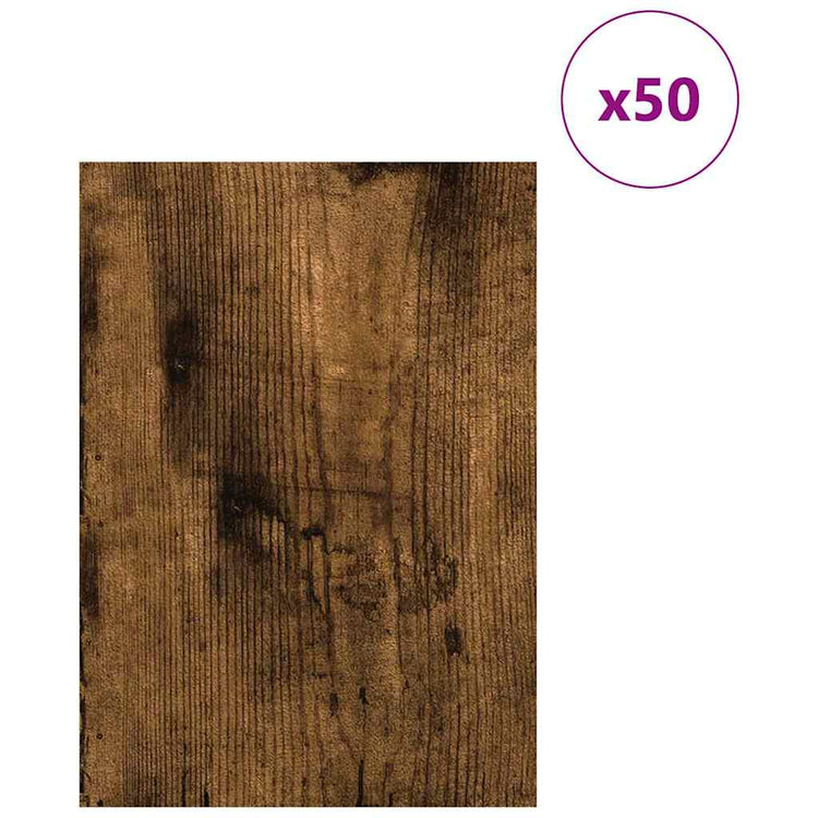 Vidaxx Dekorplatten 50 Stück Räuchereiche 21 x 30 x 0,27 cm