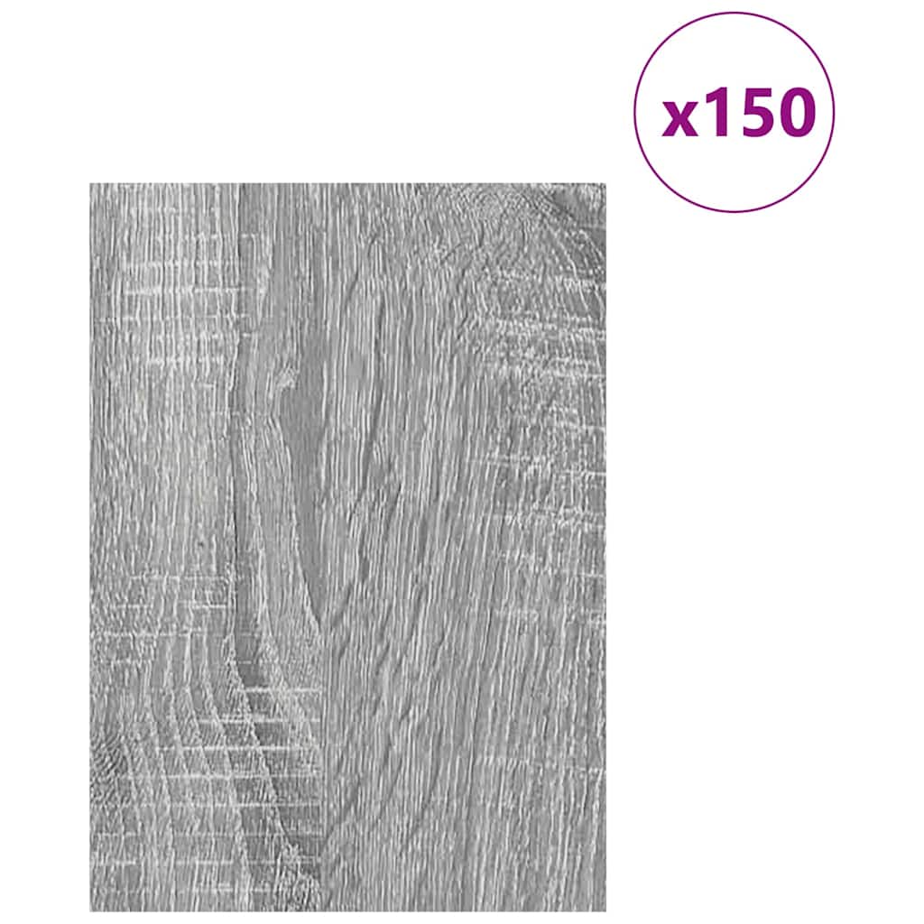 Vidaxx Dekorplatten 150 Stk. Grau Sonoma 21 x 30 x 0,27 cm