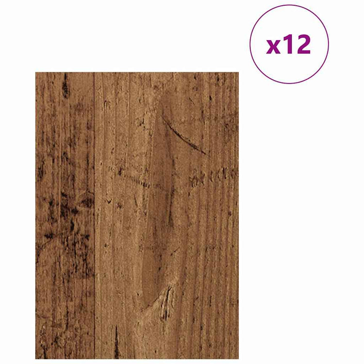 Vidaxx Dekorplatten 12 Stück Altholz 21 x 30 x 0,27 cm Holzwerkstoff